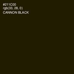 #211C00 - Cannon Black Color Image